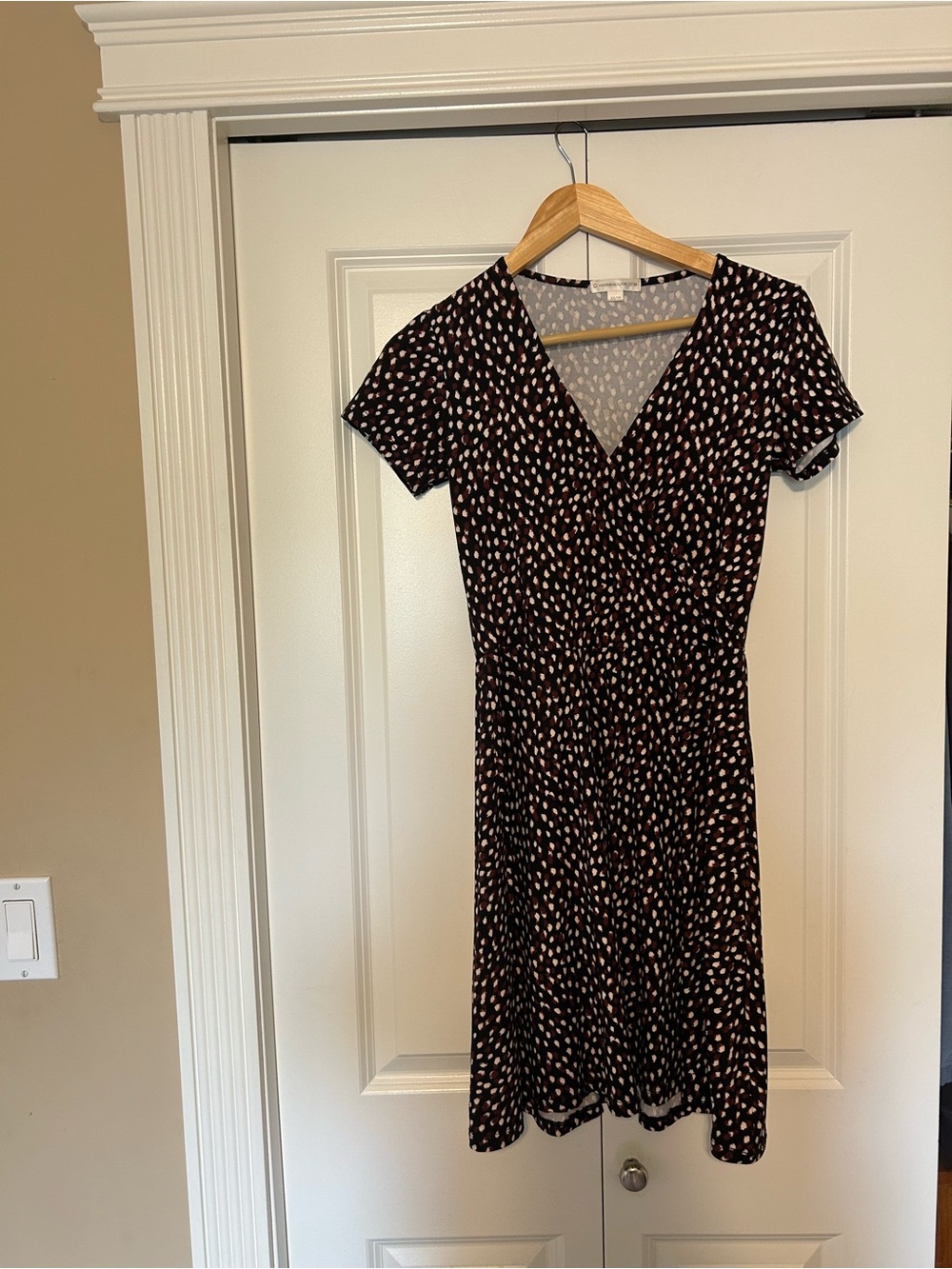 Warehouse One V-Neck Mini Dress Size XS
